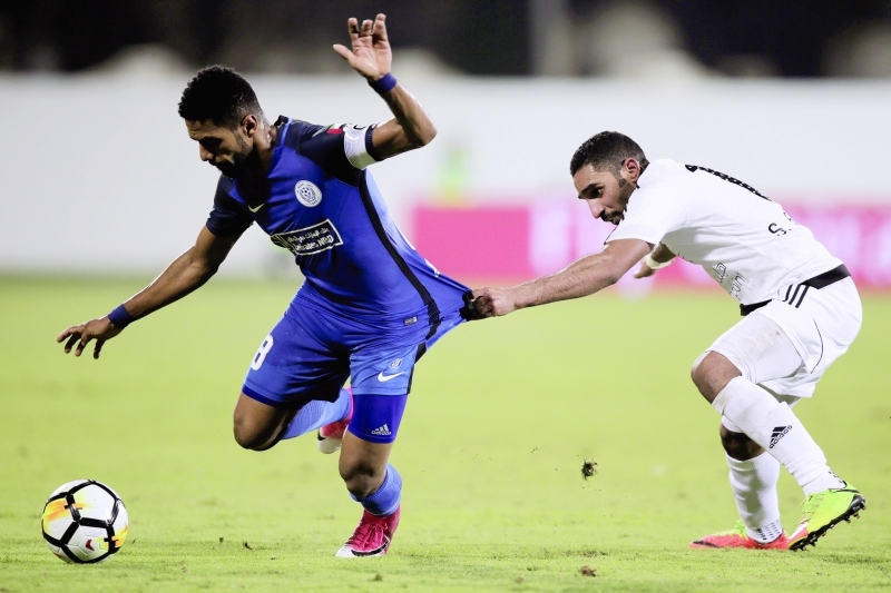 "■ الجزيرة ينجح في اصطياد النصر بكأس الخليج العربي | تصوير: سالم خميس"