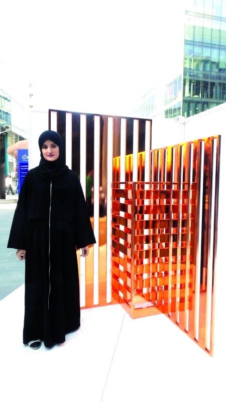 "■ الجود لوتاه في منصة تصاميمها من وحي العريش والعمارة"