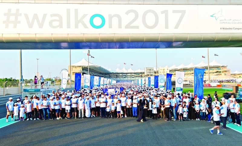 "Ⅶ خلال فعالية «امشِ» على حلبة ياس | البيان"