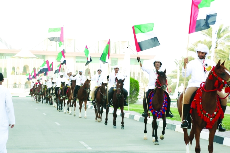 "■ احتفالات اليوم الوطني في بطولة العام الماضي | البيان"