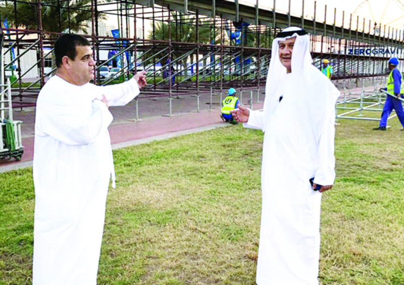 "الحمادي والحوسني يتفقدان أرجاء البطولة | البيان"