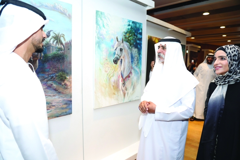 «المباركة» نوافذ إبداعية لأعمال 20 فناناً إماراتياً