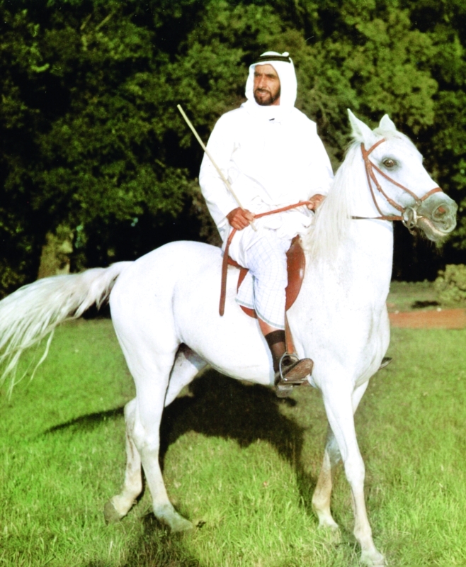 "■ الوالد زايد ساهم بدعم سباقات الخيول العربية الأصيلة | أرشيفية"
