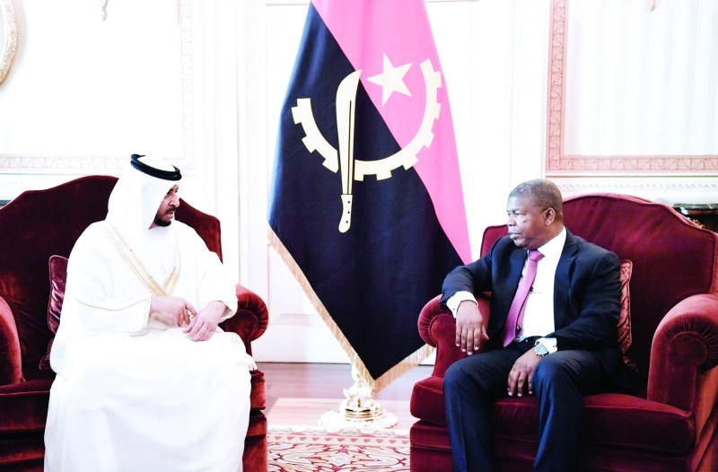 "سموه وجوزيه سانتوس خلال اللقاء"