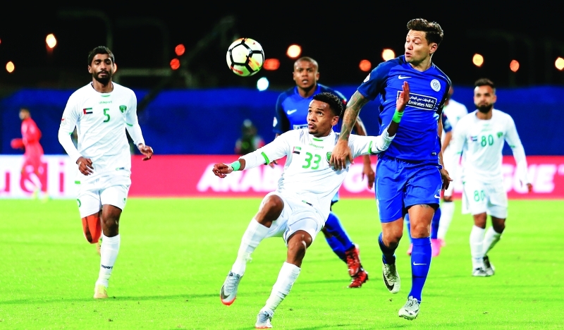 "■ النصر يحقق فوزاً مهماً على الإمارات | تصوير: عبد الحنان مصطفى"