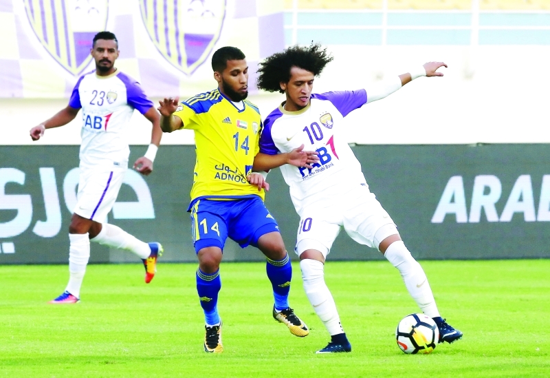 "■ جانب من مباراة العين والظفرة | البيان"
