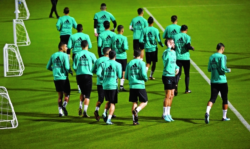 "■ من تدريبات الريال في أبوظبي | إي بي أي"