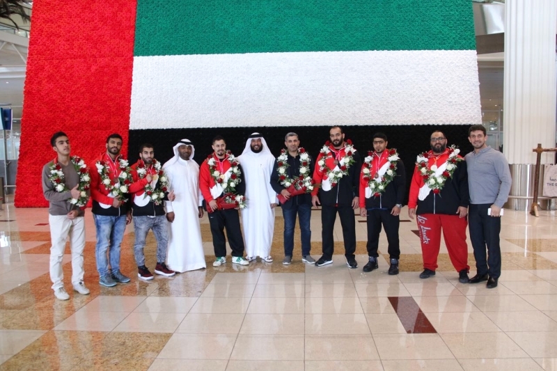 "خلال استقبال نجوم الإمارات أبطال آسيا\t البيان"