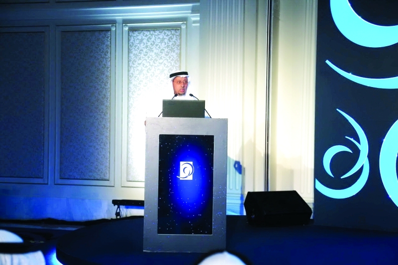 "Ⅶ أحمد الحداد خلال كلمته في الملتقى"