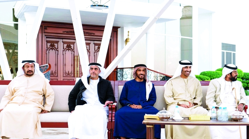 "■ طحنون بن محمد وسعيد ونهيان وسيف بن زايد وسعيد بن محمد"