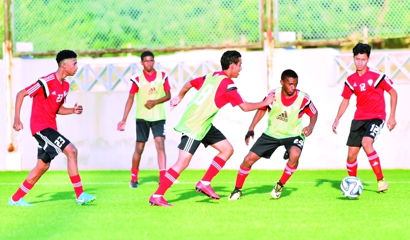"■ من تدريبات منتخب الناشئين | البيان"
