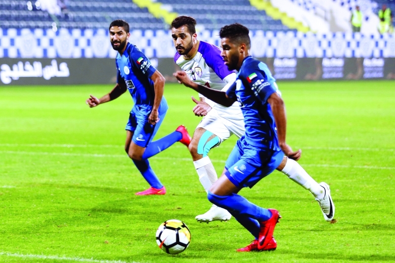 "النصر تغلب على العين بثلاثية ورافقه إلى دور الثمانية | تصوير موهان"