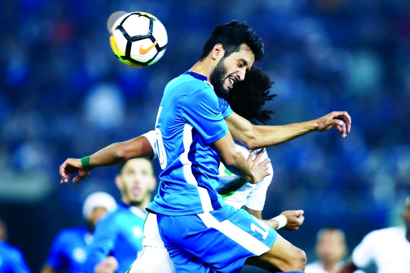 "خلال مباراه منتخب الكويت ومنتخب السعوديه في خليجي 23 بالكويت ، ديسمبر 23 2017 تصوير سالم خميس"