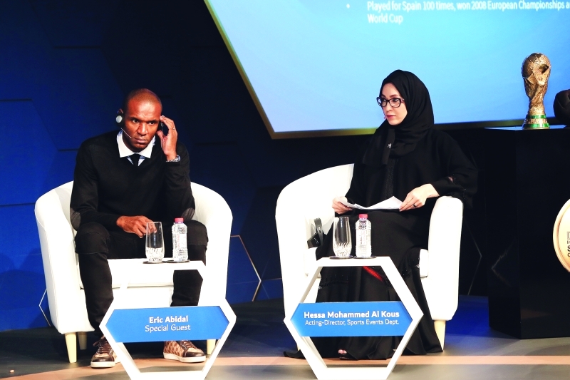"■ جانب من المؤتمر الصحافي للإعلان عن أسماء المشاركين | البيان"