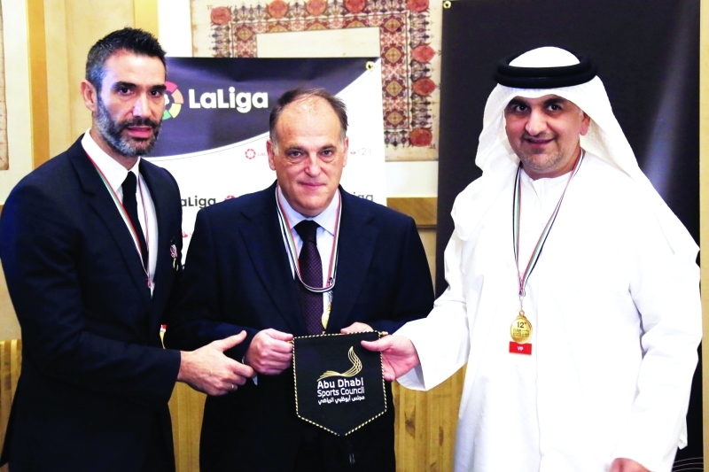 "■ عقب توقيع عقود تجديد الشراكة مع رابطة الدوري الإسباني | البيان"