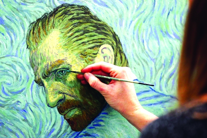 "أعمال فان غوخ كانت حاضرة في الفيلم | أ ف ب"