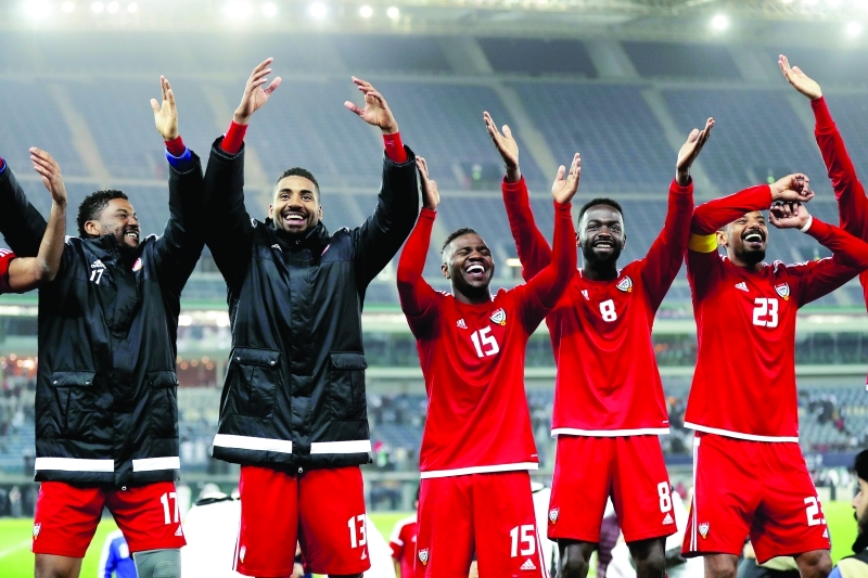"مباراة منتخب الامارات و منتخب العراق في خليجي 23 بالكويت ، يناير 02 2018 تصوير سالم خميس"