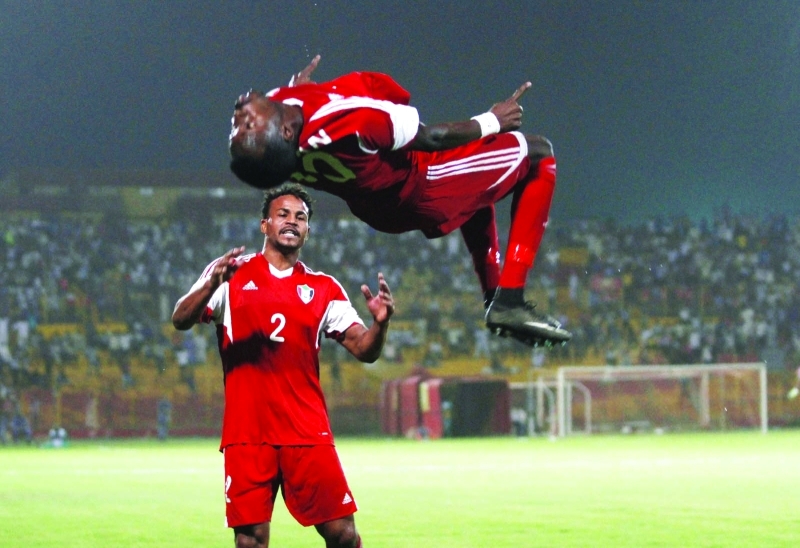 "■ من مباراة سابقة للمنتخب السوداني | أرشيفية"