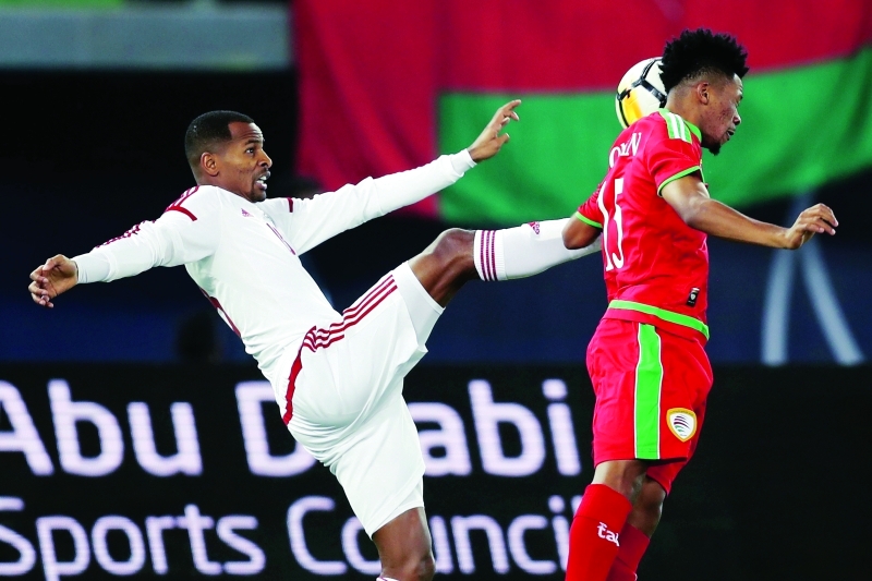 "جماهير منتخب الإمارات ومنتخب عمان في خليجي 23 ديسمبر 2017 تصوير سالم خميس"