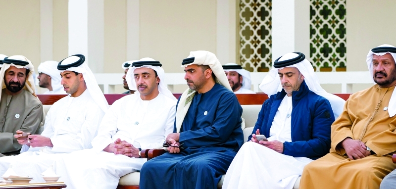 "Ⅶ سيف وحامد وعبدالله وخالد بن زايد وسعيد بن محمد"