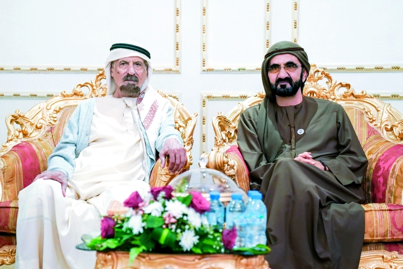 "محمد بن راشد وأحمد السويدي"