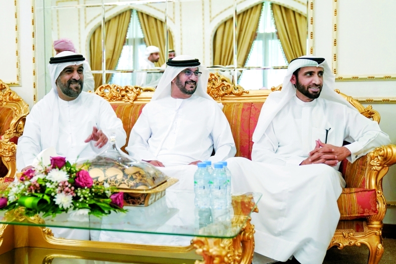 "محمد الشيباني خلال الزيارة"