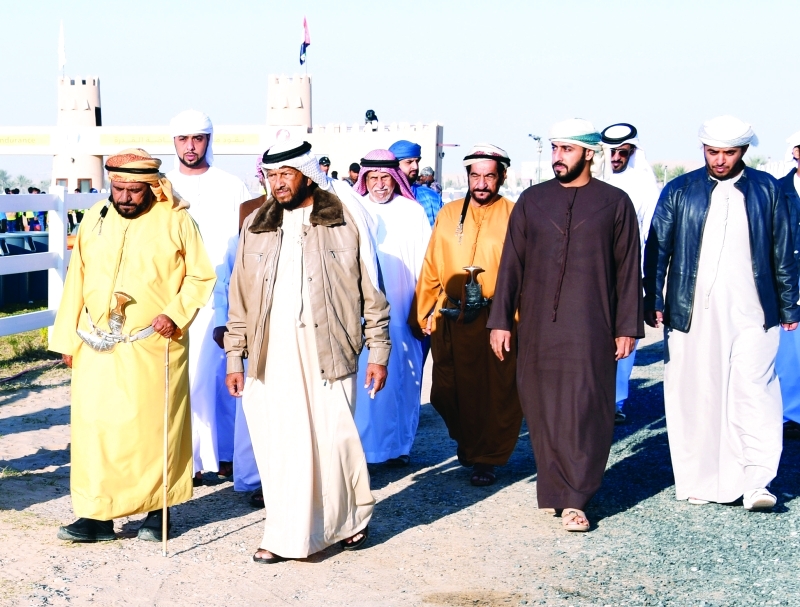 "■ سلطان بن زايد لدى حضوره السباق | البيان"