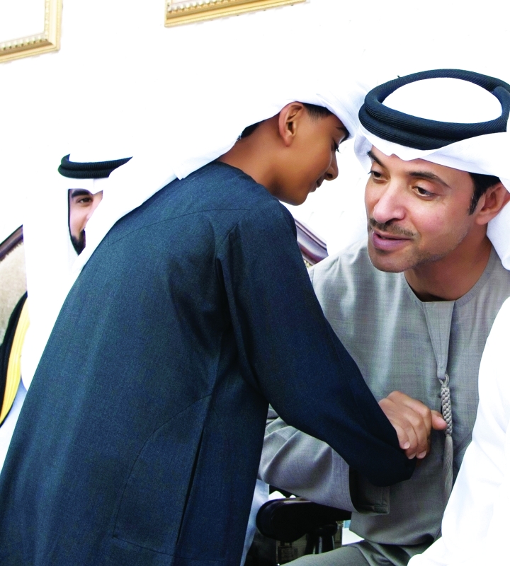 "سموه خلال الحفل"