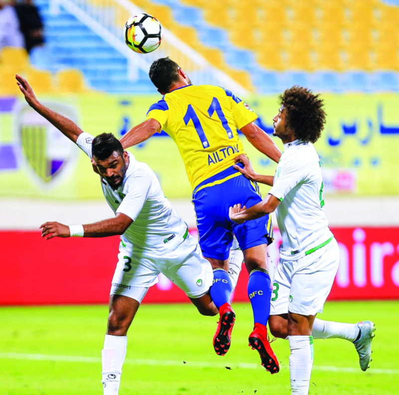 "الصقور حصد فوزاً مهماً أمام الظفرة | تصوير: سيف الكعبي"