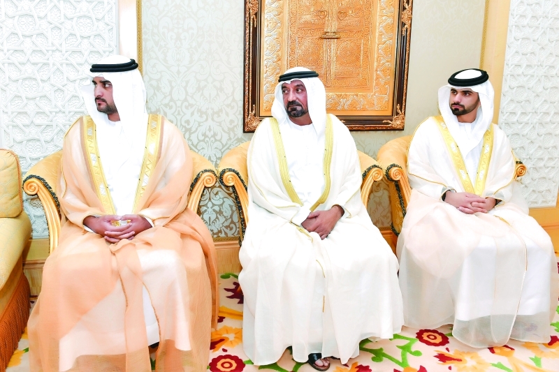 "■ مكتوم بن محمد وأحمد بن سعيد ومنصور بن محمد"