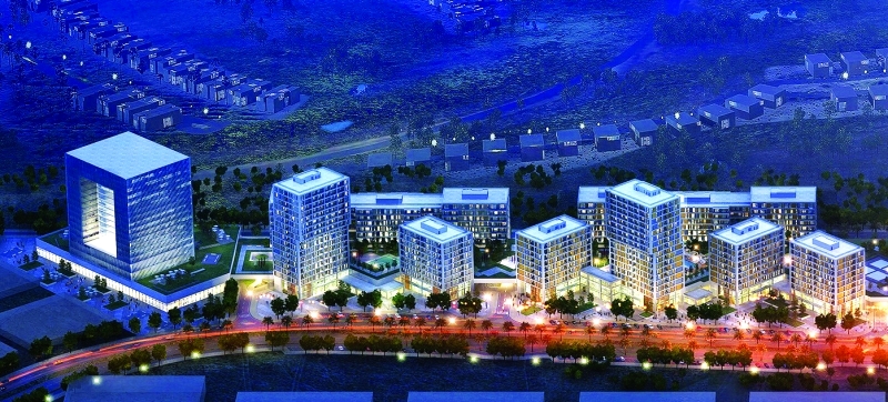 "جانب من مشروع ميدتاون | البيان"