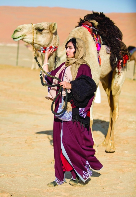 "فاطمة من الجزائر في رحلة الهجن 2018"