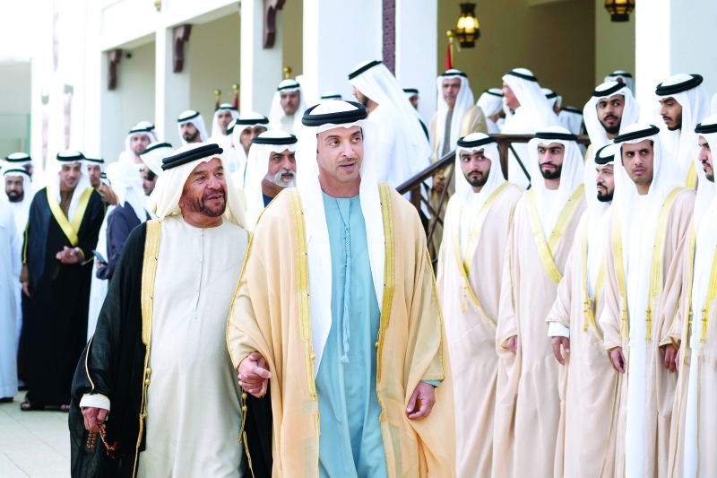 "سرور بن محمد وهزاع بن زايد"