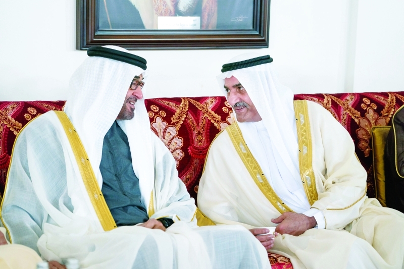 "محمد بن زايد وحمد الشرقي"