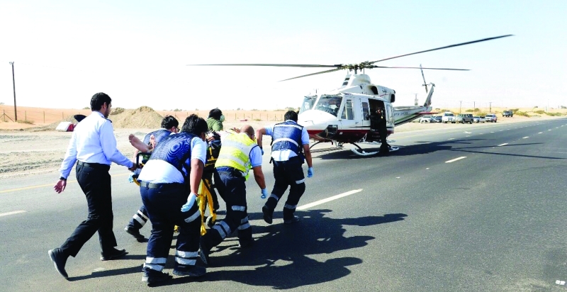 "مساهمة فاعلة في إنقاذ المصابين بحوادث خطرة | وام"