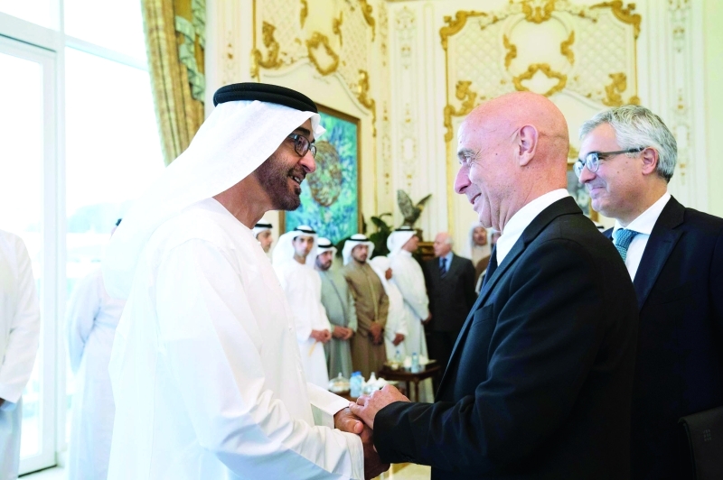 "Ⅶ سموه مرحباً بوزير الداخلية الإيطالي"