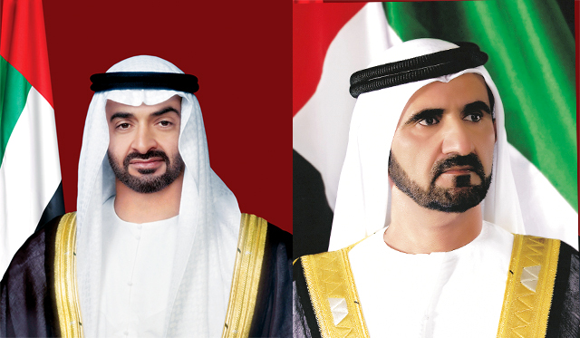 محمد بن راشد ومحمد بن زايد  يعزّيان في وفاة 7 أطفال من أسرة واحدة