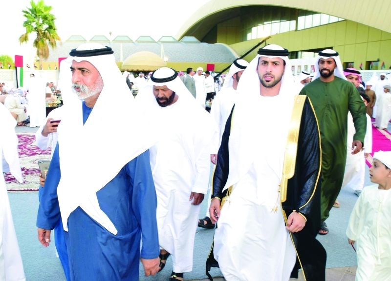 "نهيان بن مبارك خلال الحفل | وام"