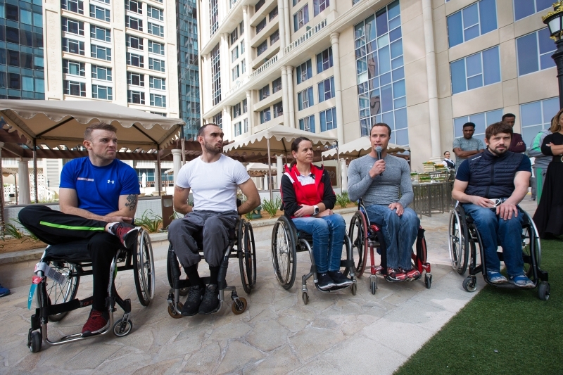 "سباق الكراسي المتحركة لأصحاب الهمم لأول مرة في الماراثون"