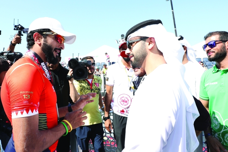 "منصور بن محمد يثني على مشاركة ناصر بن حمد في البطولة | البيان"
