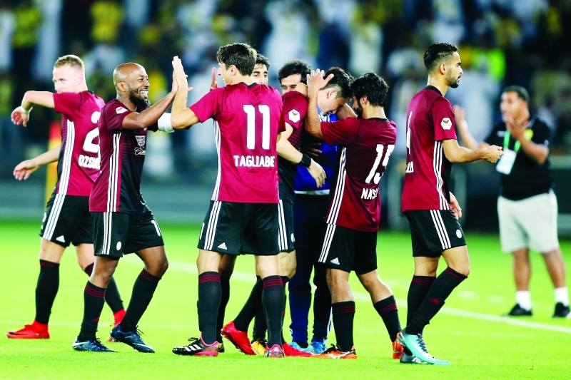 "الوحدة فاز برباعية على الوصل وتصدر الدوري | تصوير: مجدي اسكندر"