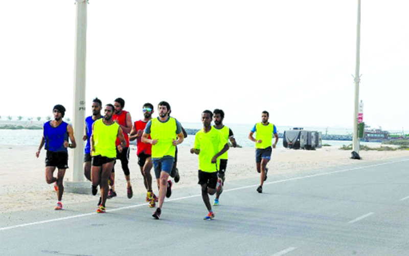 "جانب من منافسات سباق الطريق للرجال | البيان"