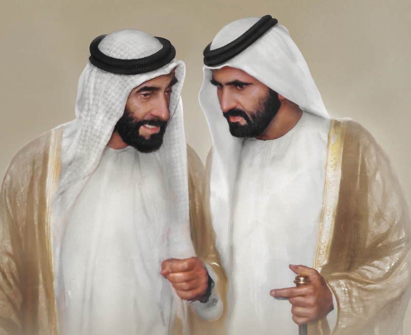 محمد بن راشد.. يكتب بمداد القلب قصيدة حب وفخر بزايد
