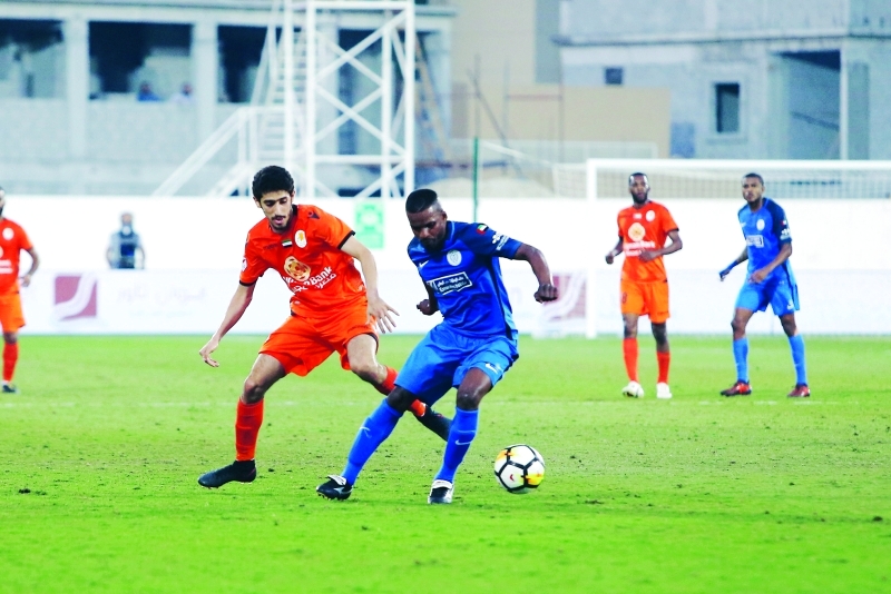 "النصر وصل إلى النقطة 26 بفوزه على عجمان | تصوير: غلام كاركر"