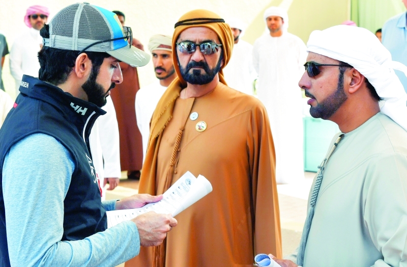 محمد بن راشد يشهد كأس رئيس الـدولة للقدرة في الوثبة
