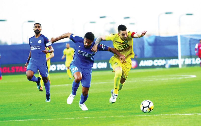 "الوصل نجح في عبور النصر إلى المربع الذهبي للكأس | تصوير: غلام كاركر"
