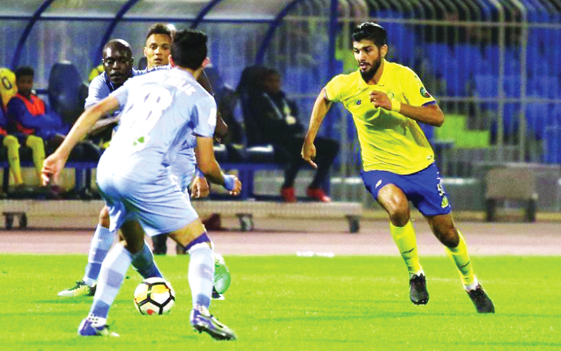 "جانب من لقاء النصر والباطن في الدوري | أرشيفية"