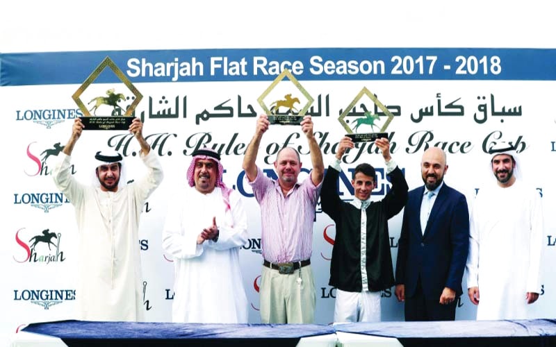 "عبد الله القاسمي توج النابودة بكأس حاكم الشارقة | تصوير: غلام كاركر"