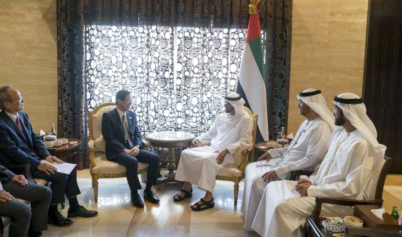 محمد بن زايد يبحث مع رئيس «إنبيكس» تعزيز الشراكات في الصناعات البترولية