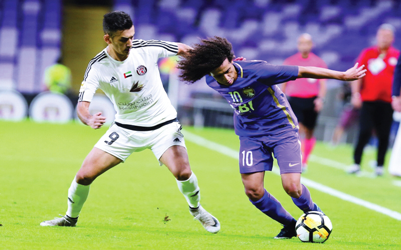 "العين يسعى للنقطة 44 أمام الجزيرة | البيان"
